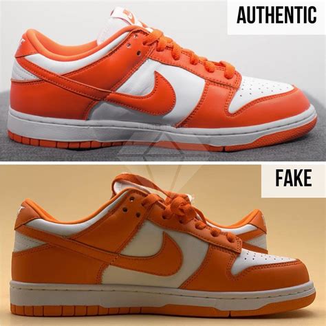 how do i know if my nike dunks are fake|fake nike dunks heel check.